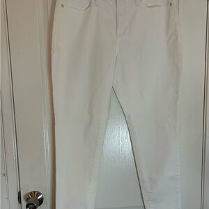 INC International Concepts Women's White Skinny Jeans